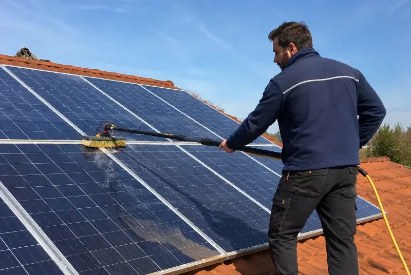 Nettoyage et entretien de panneaux solaires à Fontanès
